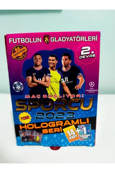 Paraply Home Futbolun Gladyatörleri Mini Kutulu Futbolcu Kartları Oyuncu Kartları 2 kutu - 3