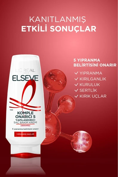 ELSEVE Komple Onarıcı 5 Yapılandırıcı Bakım Kremi 250 ml - 6