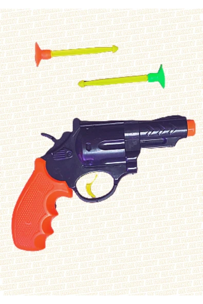 AE Market Ok Atan Altı Patlar Tabanca - Oyuncak Silah - 1 Metre Menzilli Oyuncak Tabanca Ve 2 Adet Ok