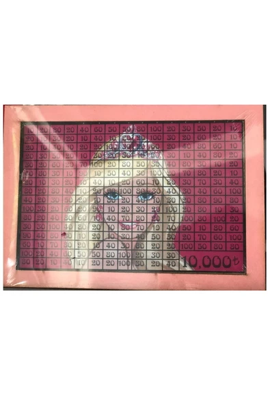 Fresh Ahşap Hedef Biriktirme Kumbarası 10.000 Tl Şimdi Birikim Zamanı Desenli 1 Adet - 2