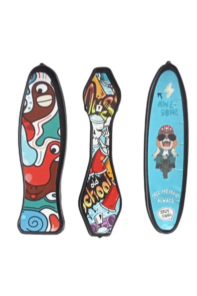 CT-TOYS 6 Lı Parmak Kaykay Seti Farklı Resimler 005 - 2