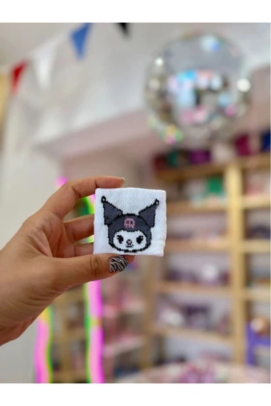 fresh in city kuromi kawaii Hello Kitty Sanrio BlackPink Spor Havlu Bileklik Tenis Havlu Bilekliği (1 çift) - 2