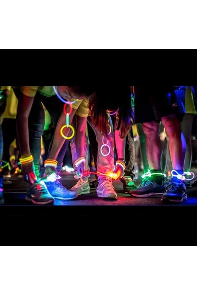Glow Stick Parti Bilekliği Kolye Neon Işık Doğum Günü Partisi Cadılar Bayramı Halloween Düğün Floresan Sticks - 6