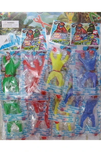 Star 12 Adet Akrobat Spıderman - Cama Yapışan Spıderman - 3