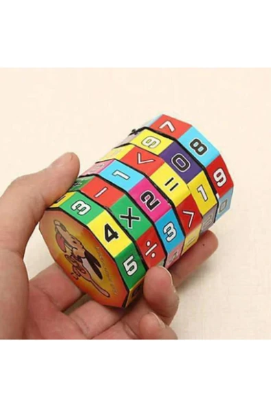 Bibizde Eğitici Matematik Zeka Küpü - Sihirli 4 İşlem ve Çarpım Tablosu Oyuncak - 4