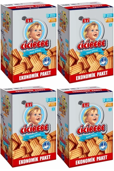 Eti Cicibebe 1 Kg Kutu*4 Lü