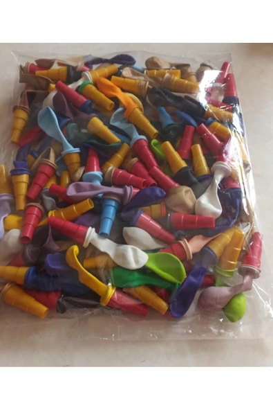 BALONCU TOYS Düdüklü Balon Öten Düdük 25 Adet