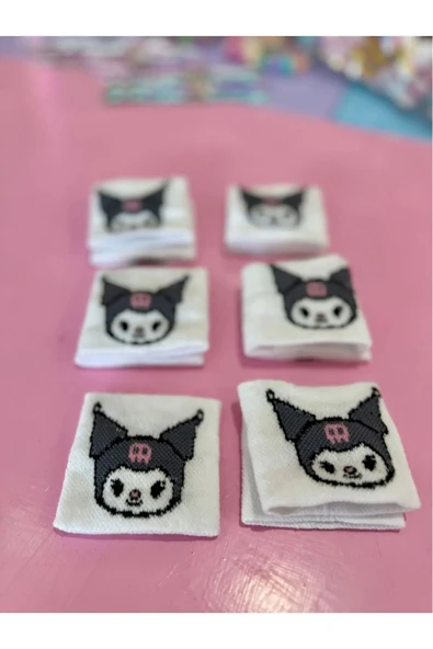 fresh in city kuromi kawaii Hello Kitty Sanrio BlackPink Spor Havlu Bileklik Tenis Havlu Bilekliği (1 çift) - 5