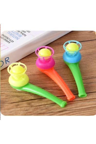 Fresh 4 Adet Pipo Şeklinde Uçan Top Üflemeli Eğlence Parti Top Üfleme Oyunu - 2