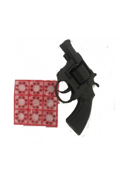 AE Market 18 Kapsül Mantar Mermili Kovboy Tabanca Çat Pat Mantar Tabancası Karışık Renk Gönderilir - 2