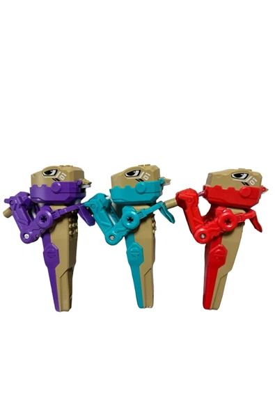 JOY TOP dino robot şeker eğlenceli lolipop 1 adet - 2