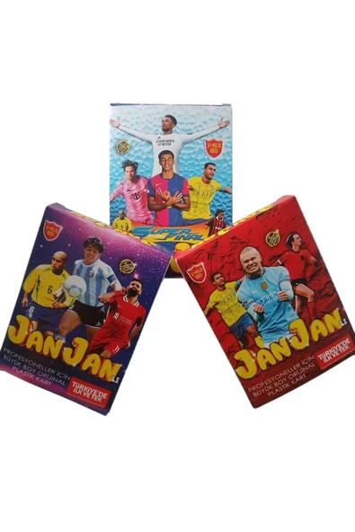 MyClean süper final hologram profesyonel büyük boy orijinal jan jan'lı 2 plastik 6 normal oyun kart - 2