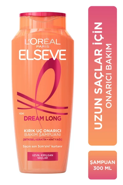ELSEVE Dream Long Kırık Uç Onarıcı Bakım Şampuanı 300 ml