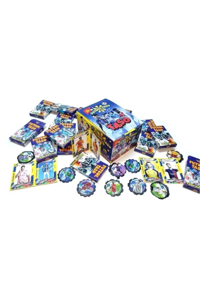 fresh in city 50futbol Taso +50 Kart 2024 Yeni Sezon Futbolcu Oyun Tasoları Yeni Seri Lig Futbol Taso Kutu