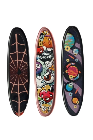 CT-TOYS 6 Adet Parmak Kaykay Seti Farklı Resim N:302 - 2