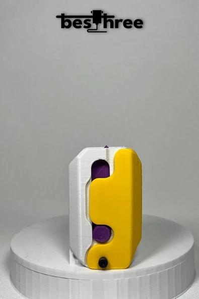 Besthree Gravity Knife- Stres Bıçağı Farklı Renkler( Sarı-beyaz) - 2