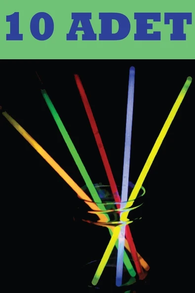 Glow Stick Parti Bilekliği Neon Işık