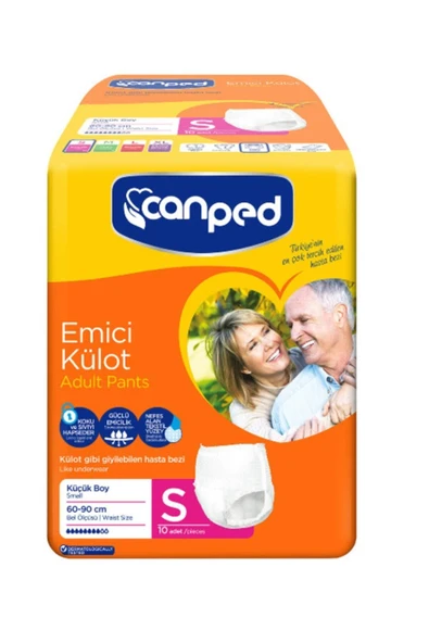 ipek medikal Canped S Beden Külotlu Bez 1'lu