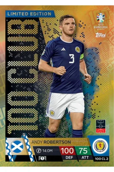 MyClean Topps Official Euro 2024/2025 Match Attax trading card game Futbolcu Kartları 5 li paket - 2
