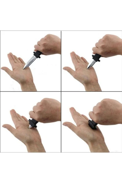 BoncukAVM Plastik Tiyatro Şaka Bıçağı İçine Giden Yaylı Geri Çıkan Zararsız Şaka Bıçağı Sihirbaz Bıçağı 1ADET - 6