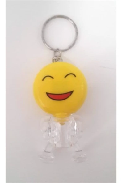 PapatyamPartiEvi Smile Gülen Yüz Işıklı Emoji Anahtarlık