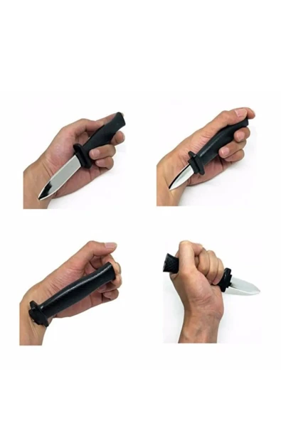 BoncukAVM Plastik Tiyatro Şaka Bıçağı İçine Giden Yaylı Geri Çıkan Zararsız Şaka Bıçağı Sihirbaz Bıçağı 1ADET - 2