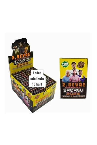 Paraply Home Futbolun Gladyatörleri Mini Kutulu Futbolcu Kartları Oyuncu Kartları 2 kutu - 2