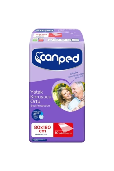 Canped Yatak Koruyucu 80x180 Cm 10'lu