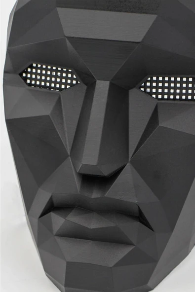 REKLAM MARKET Squid Game Yönetici Maskesi ( Frontman Mask) - 2