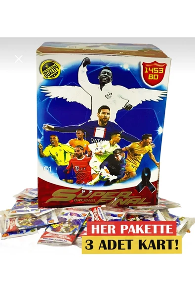 ERAMBALAJ STORE Süper Final 1.yıl Premium Özel Seri 400lü Futbol Oyuncu Kartları - 2023 -24-25-26-27 Son Sezon