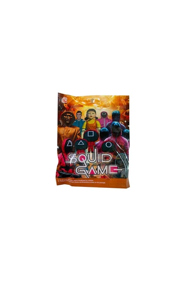 MyClean SquidGame Kalamar Oyuncağı Aksiyon Figürü ve Koleksiyon Kartı supriz paket figür oyuncak 1 paket