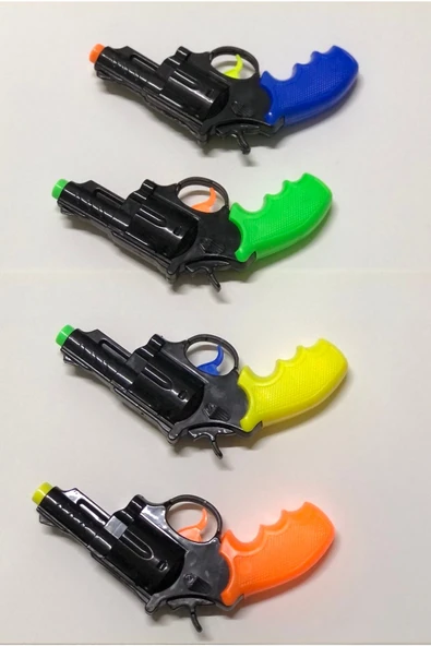 burak toys 4 Adet Ok Atan Tabanca Silah Cama Yapışan Ok Atar - 3