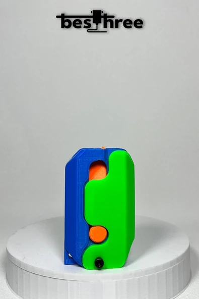 Besthree Gravity Knife- Stres Bıçağı Farklı Renklerde( Yeşil-lacivert) - 2