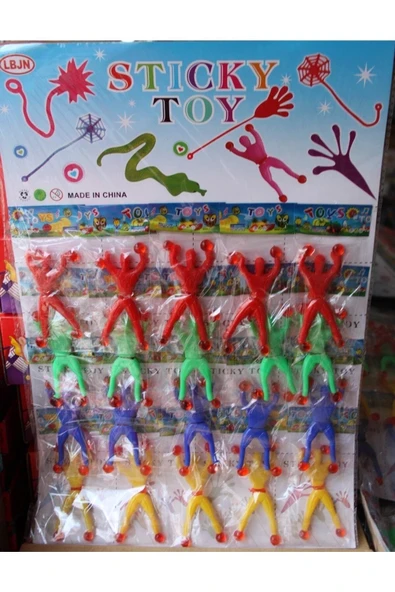 BBÇK 20 Adet Cama Yapışan Spiderman