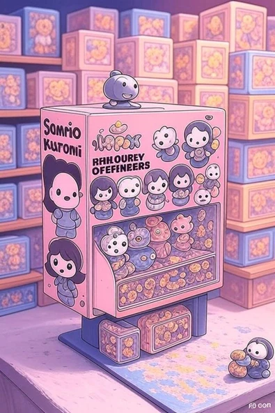 MyClean SANRİO KUROMİ MELODY FLIPPERZ HELLO KITTY&FRIENDS HACIYATMAZ 6'LI - 5