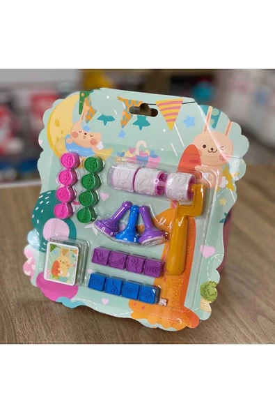 MyClean Değişik Desenler Damga Mühür Baskı Rulo Kaşe Sevimli Eğlenceli Set