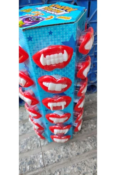 pappi şekerli diş hem oyuncak hem emzik şeker 3 adet karma set