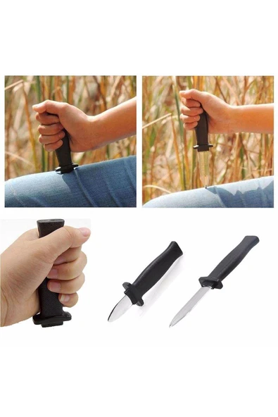 Hayatı Kolaylaştıran Ürünler Bibizde PLASTİK TİYATRO ŞAKA BIÇAĞI İÇERİYE GERİ GİDEN YAYLI BIÇAK - 4