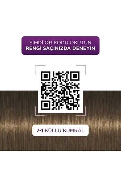 Palette Göz Alıcı Renkler Küllü Kumral 7.1 Saç Boyası - 3