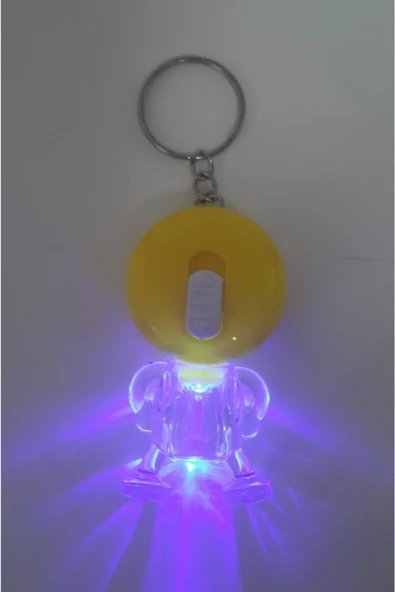 PapatyamPartiEvi Smile Gülen Yüz Işıklı Emoji Anahtarlık - 3