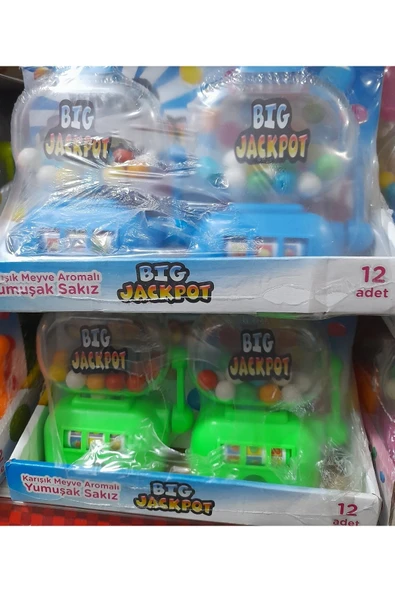 BIG Jacpot Sakizli Oyuncak 12 Adet Jackpot - 2
