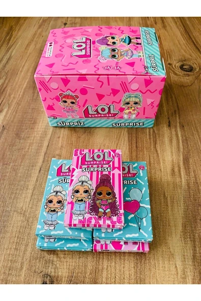 Demi Store LOL Bebek Mini Sürpriz Tam Kutu 24 lü Oyun Kartları - 3