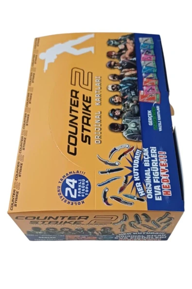 Toys Counter Strıke-2 48 Mini Kutu Oyun Kartları(Her Kutuda 4 Adet Kart ve Eva Bıçak Figürleri Hediye) - 4