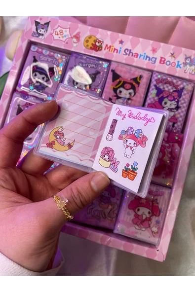 TATLIŞ Sulu Kapak Mini To Do List Ve Stixker Defteri , Her Sayfası Ayrı Stickerlar Ve Not Kağıdı 1 Adet
