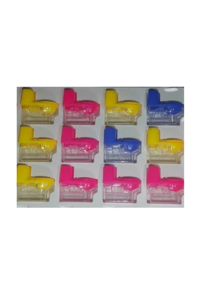 Fresh 12 Adet Mini Sert Kristal Plastik Klozet Minyatür Oyuncak Eğlence Parti Açılır Kapak