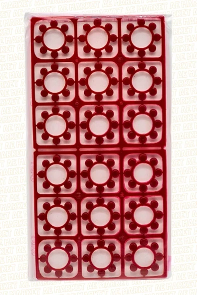 AE Market 12 Yaş 18x8li Kapsül Mermi Şeridi - 1 Adet - Toplam 1728 Adet Atış Yeşil - 3