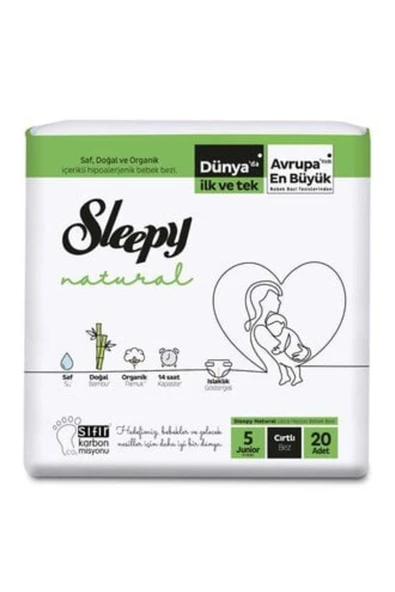 Sleepy Natural Jumbo Tekli 5 No Junıor 20'li