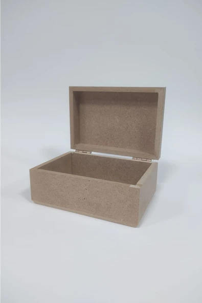 Yıldız Hobi Kırtasiye Boyanabilir Ham Mdf Dikdörtgen Kutu (13x9x6.5 Cm) - 2