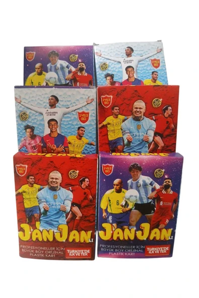 MyClean süper final hologram profesyonel büyük boy orijinal jan jan'lı 2 plastik 6 normal oyun kart - 3