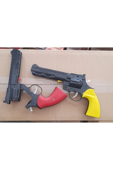 TOYSİ Büyük Boy Kovboy Kapsül Tabanca 2 Adet - 1